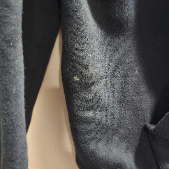 Nike Jordan Black Hoodie with White Logo. There's a white stain. - Picture 4 of 4